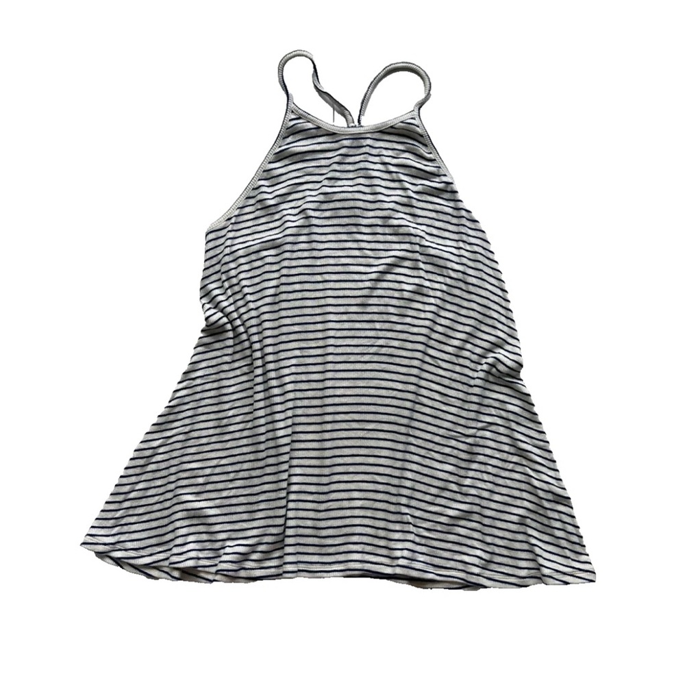 Old Navy Striped Womens Tank Top Small Racerback Summer Casual Basic Lightweight
